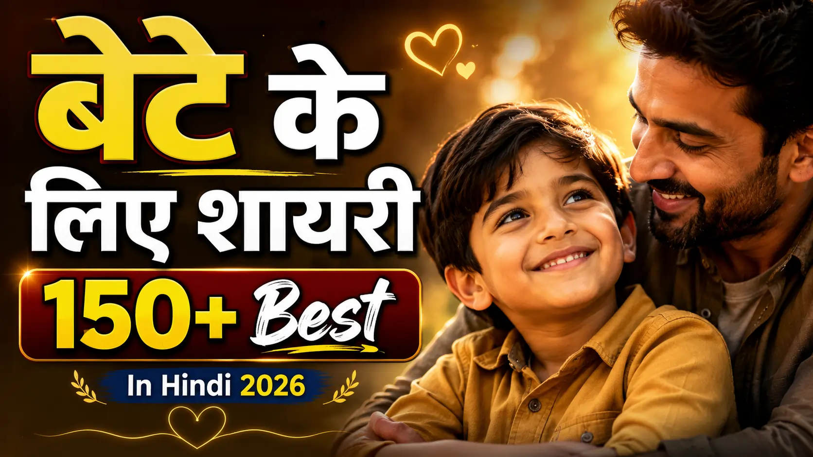 150+ Best Bete Ke Liye Shayari In Hindi 2026 | बेटे के लिए शायरी