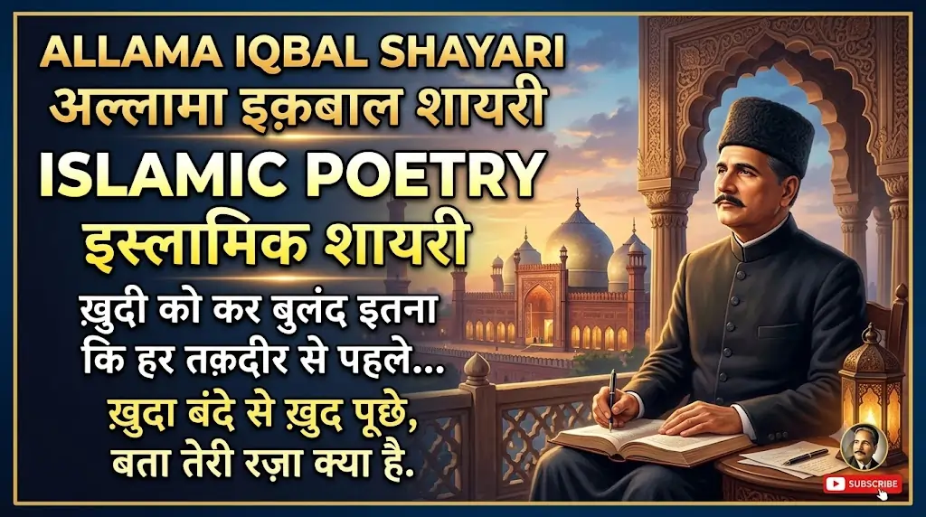 Allama Iqbal Islamic Shayari in Hindi