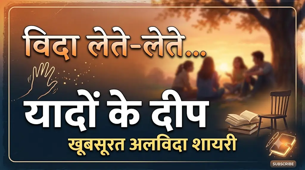Best Farewell Shayari in Hindi | Emotional, Funny & Heart Touching Shayari