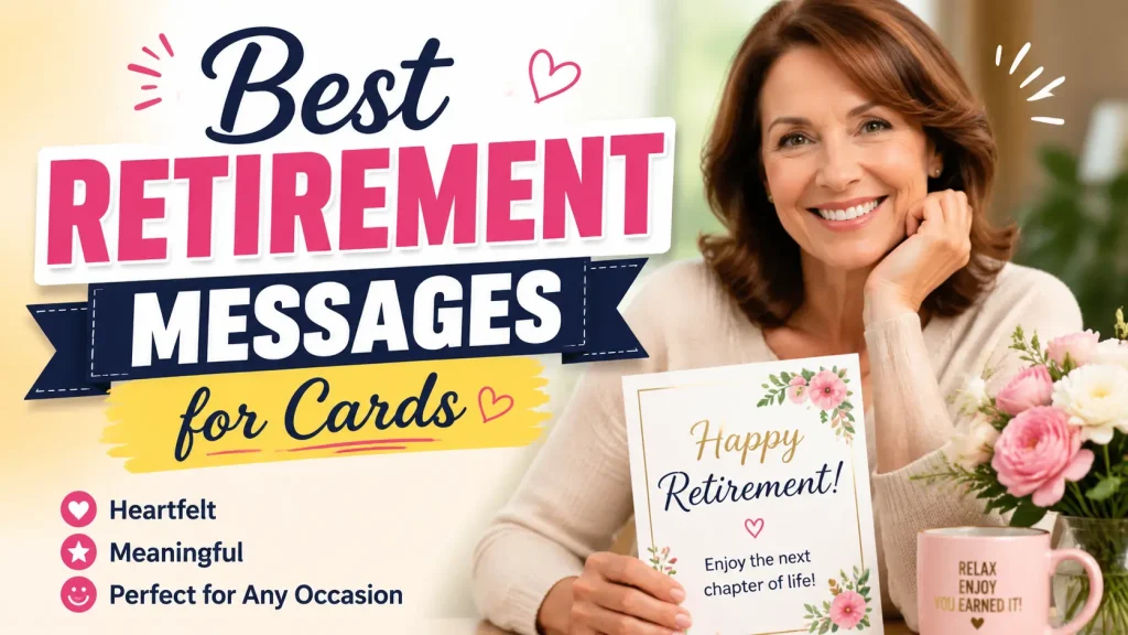 Best Retirement Messages for Cards