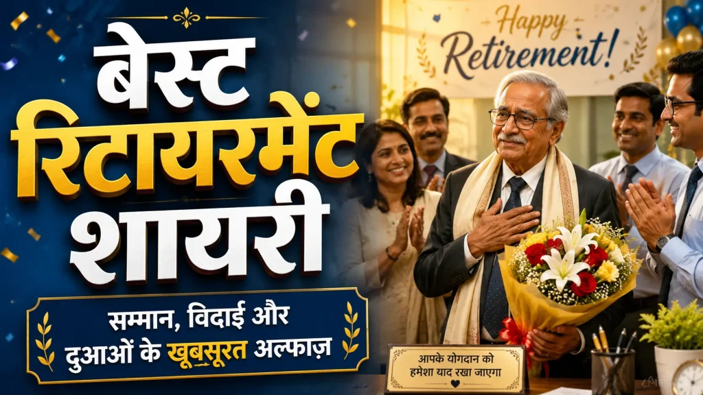 Best Retirement Shayari in Hindi