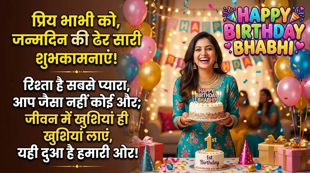  Birthday Shayari for Bhabhi