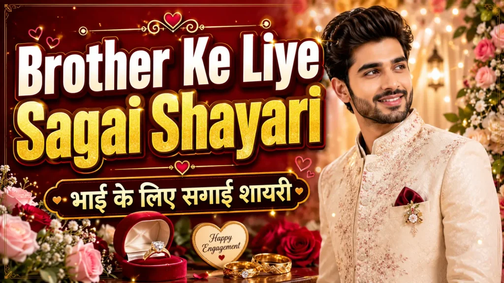 Brother Ke Liye Sagai Shayari