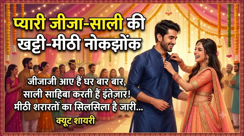 Cute Jija Sali Shayari in 