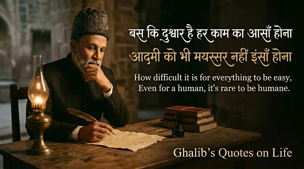 Deep Ghalib Quotes