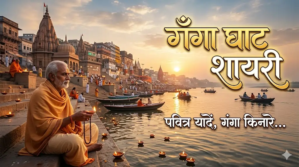 Ganga Ghat Shayari in Hindi