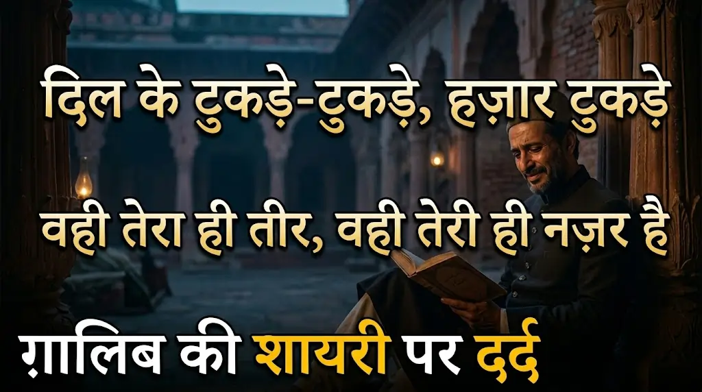 Ghalib Shayari on Heartbreak in Hindi