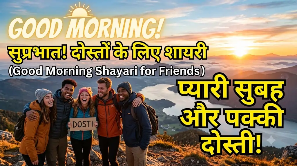 Good Morning Shayari for Friends