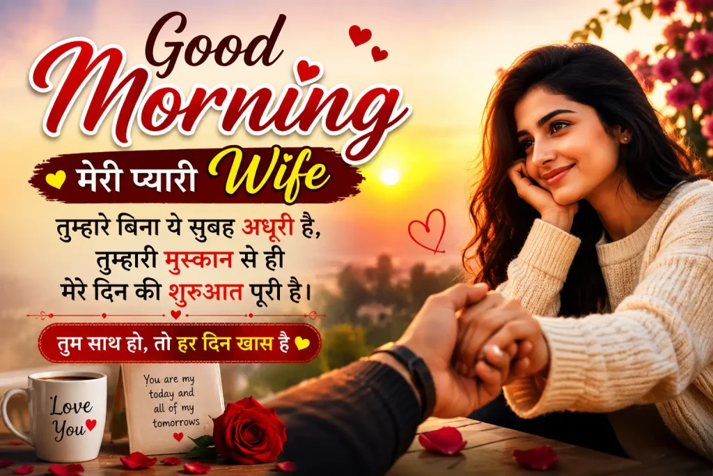 Good Morning Shayari for Your Wife