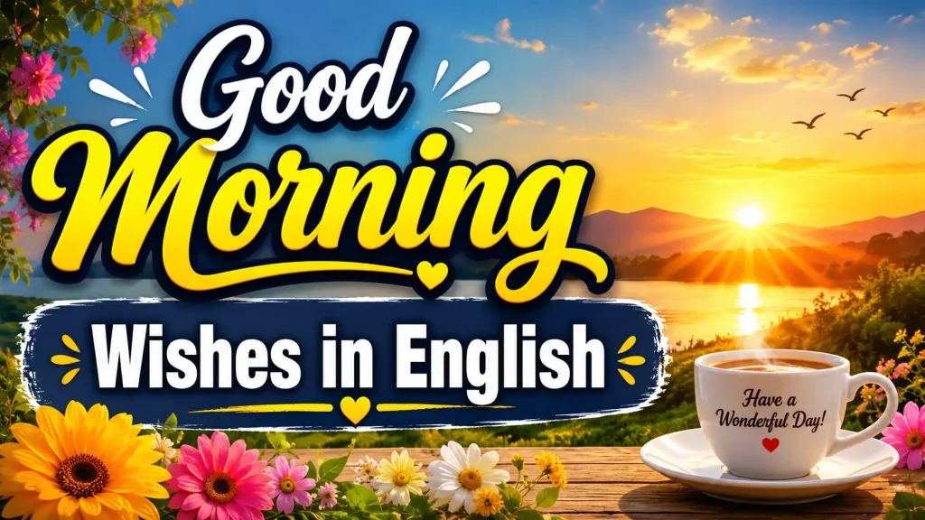 Good Morning Wishes in English
