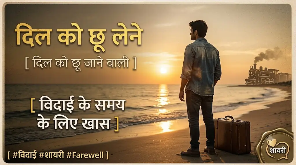 Heart Touching Farewell Shayari in Hindi