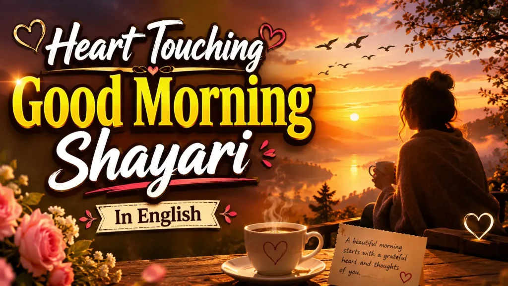 Heart Touching Good Morning Shayari in English
