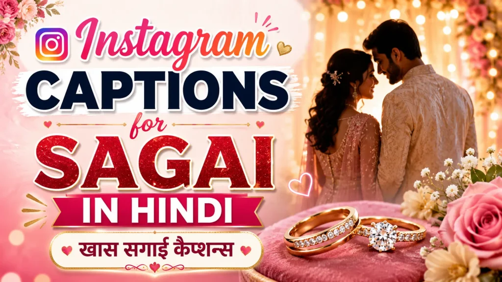 Instagram Captions for Sagai in Hindi