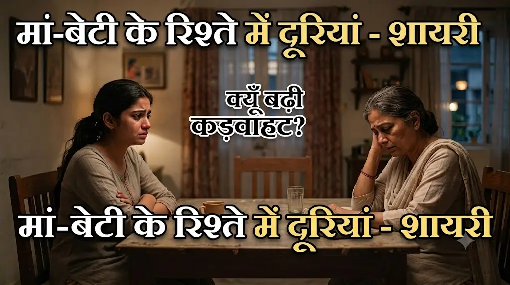 Maa Beti Relationship Problems Par Shayari