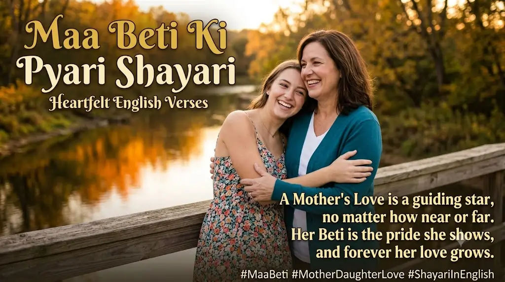 Maa Beti Shayari in English