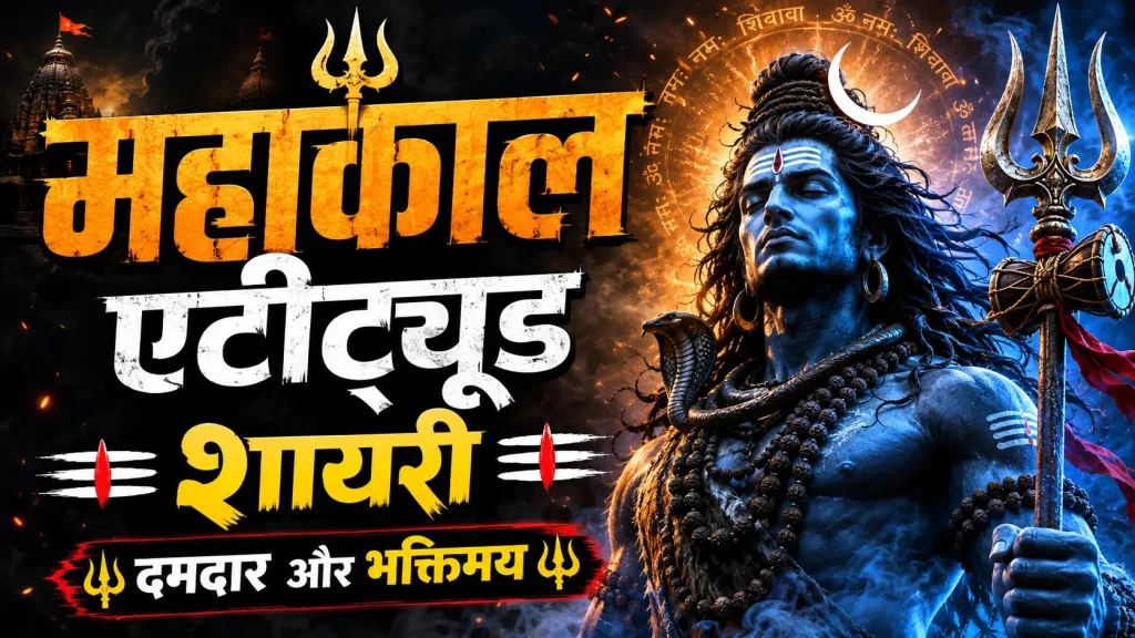 Mahakal Attitude Shayari