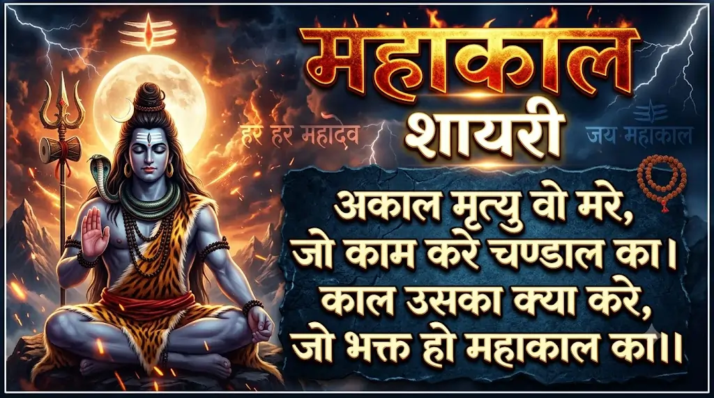 Mahakal Shayari in Hindi