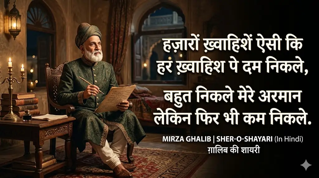 150+ Mirza Ghalib Shayari in Hindi: गालिब की मशहूर शायरी
