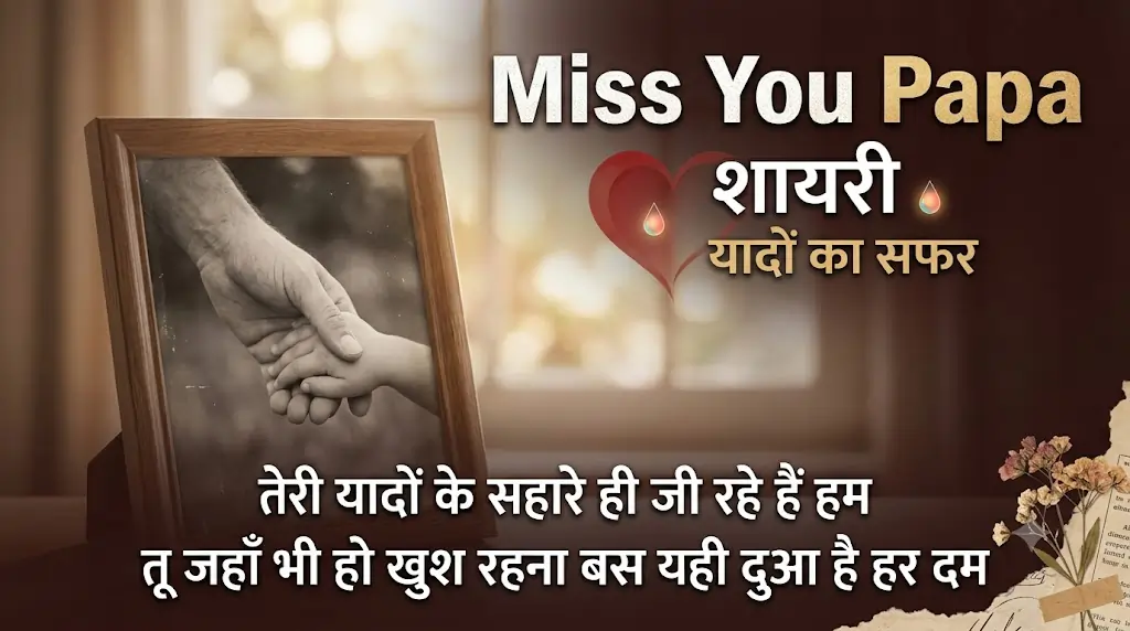 Miss You Papa Shayari