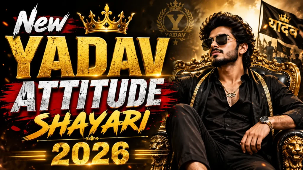New Yadav Attitude Shayari 2026
