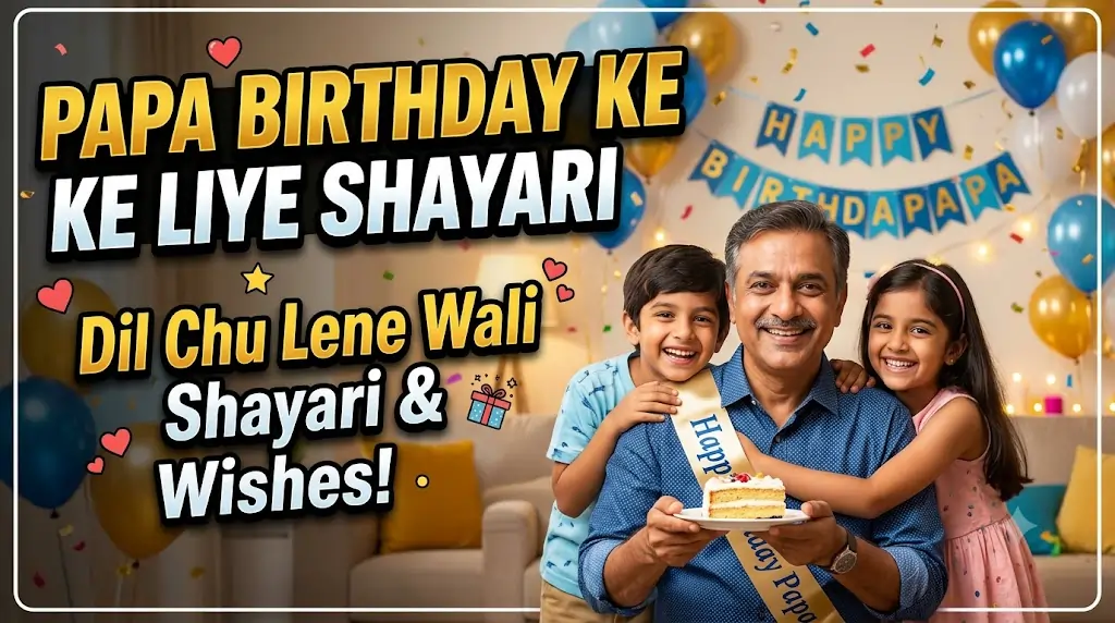 Papa Birthday Ke Liye Shayari 