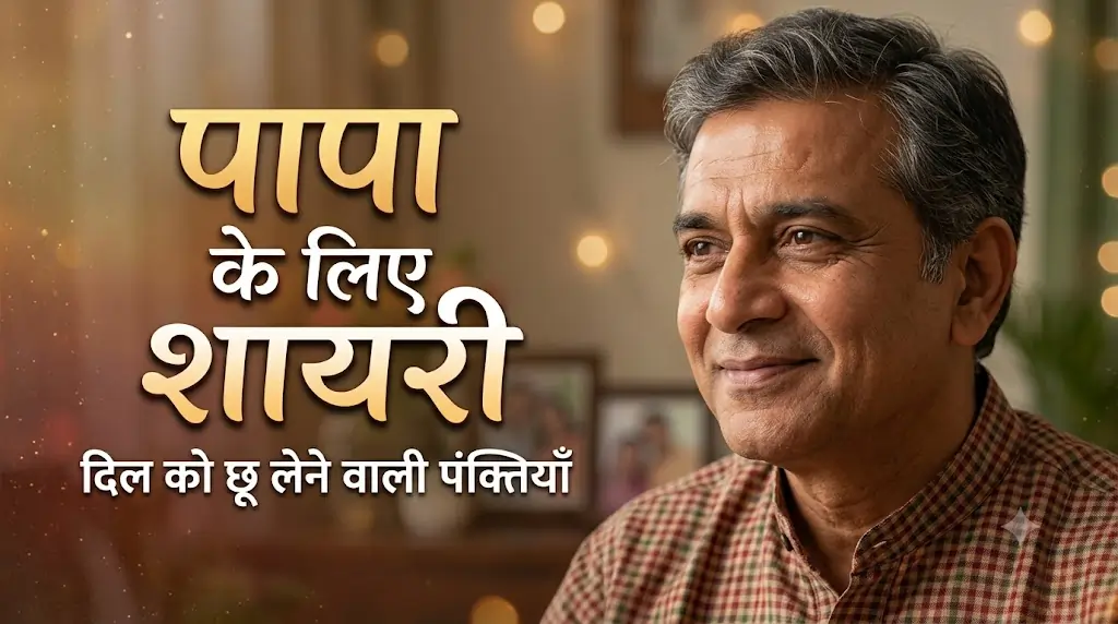 Papa Ke Liye Shayari – 100+ भावभीनी, दिल छू लेने वाली शायरियाँ
