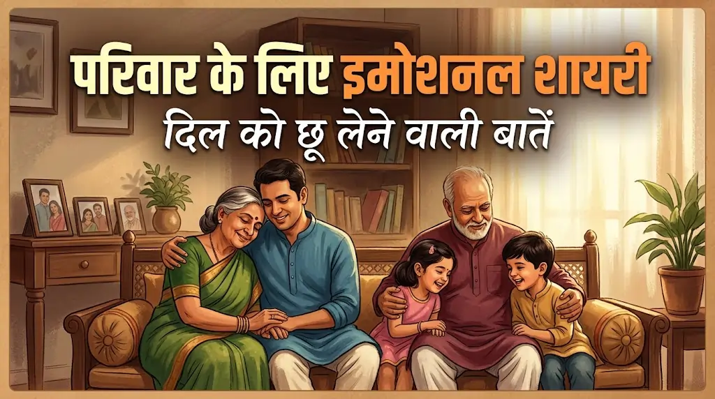 Parivaar ke Liye Emotional Shayari in Hindi