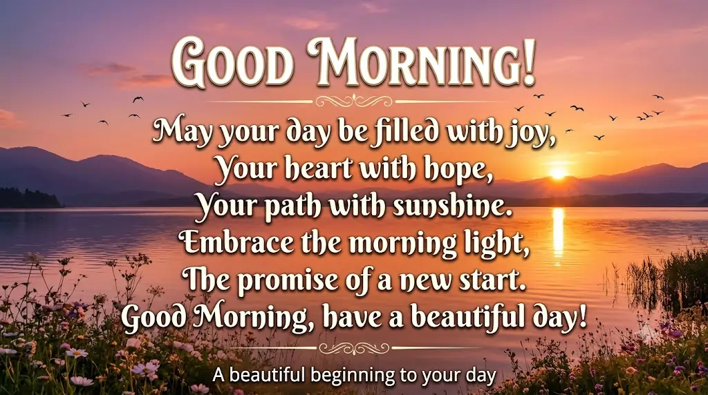 Positive Good Morning Shayari in English