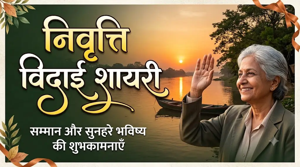 Retirement Farewell Shayari in Hindi