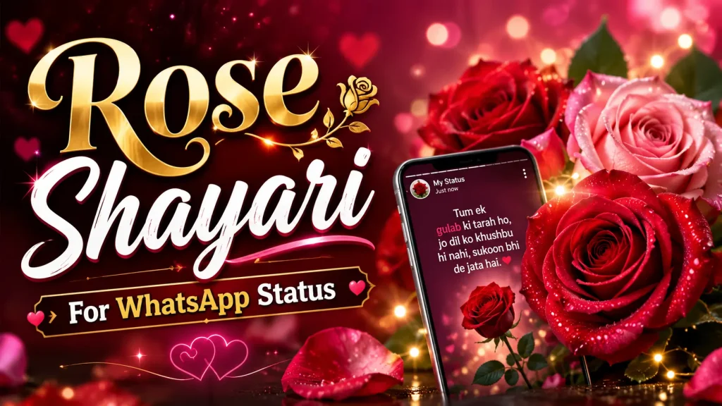 Rose Shayari For WhatsApp Status