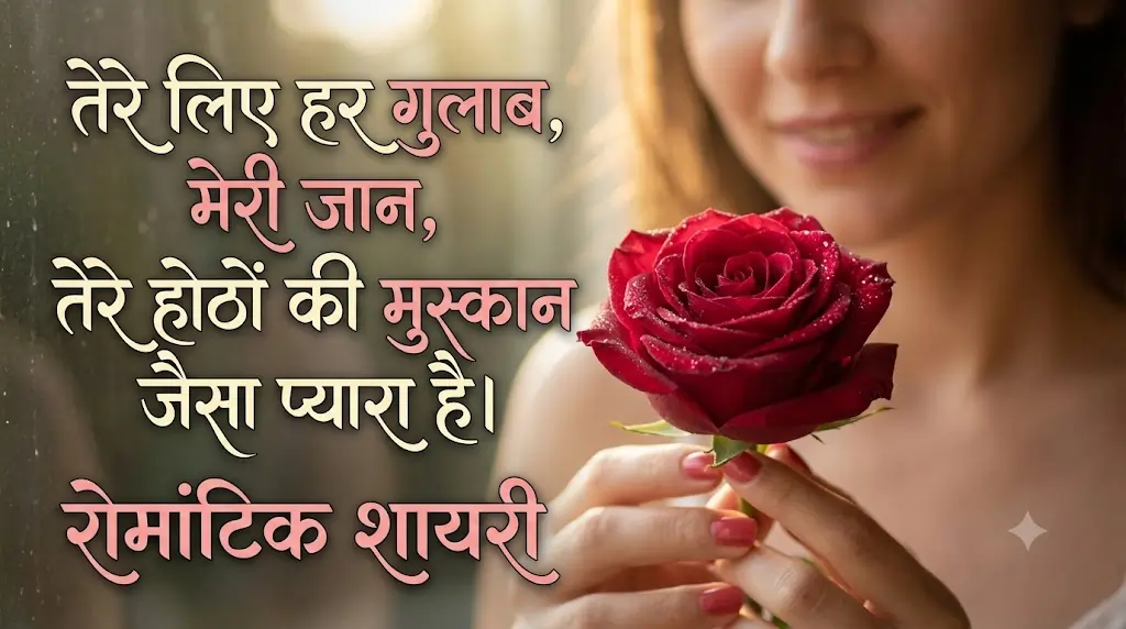 Rose Shayari In Hindi For Girlfriend