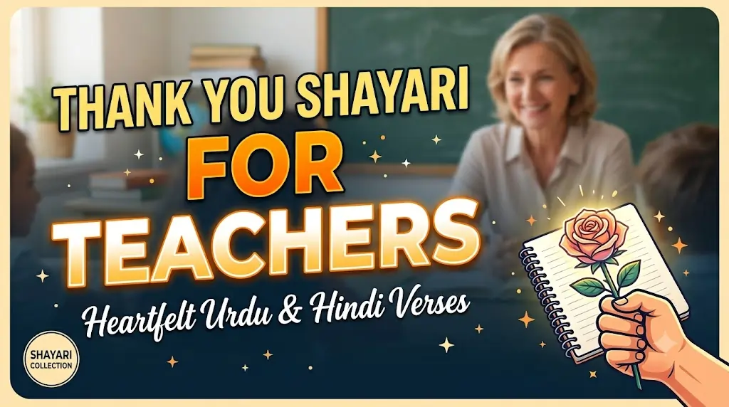 Thank You Shayari for Teachers