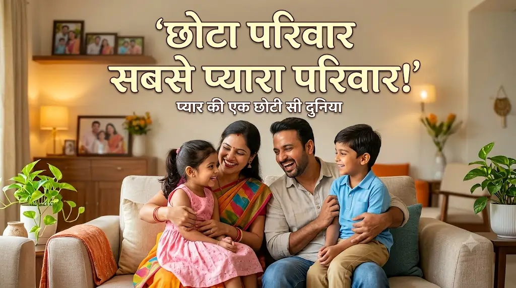 छोटी परिवार शायरी 2 लाइन में