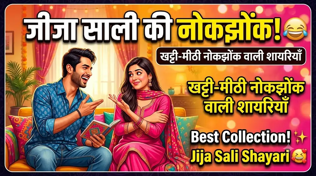 नोकझोंक वाली Jija Sali Shayari