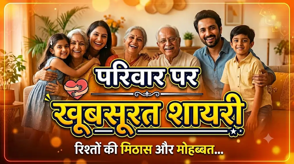 Shayari about family in Hindi