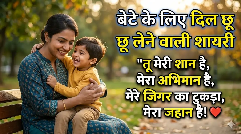 बेटे के लिए शायरी इन हिंदी