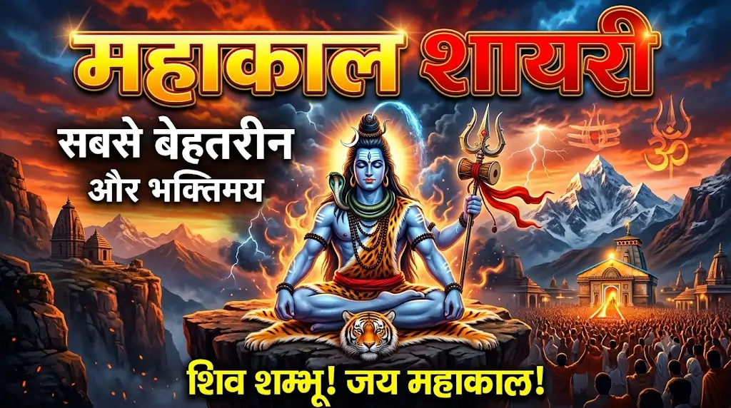 भक्तिमय महाकाल शायरी