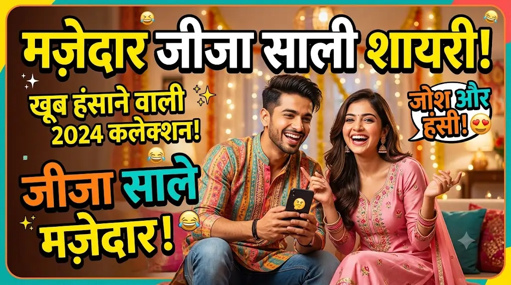 मजेदार Jija Sali Shayari in Hindi