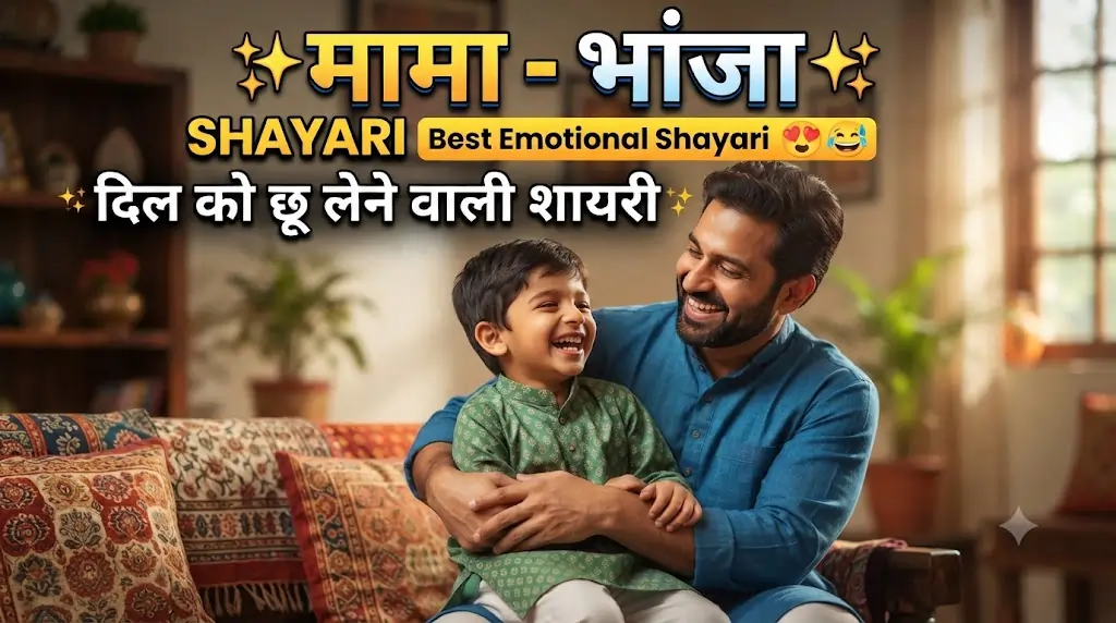 2 Line Mama Bhanja Shayari
