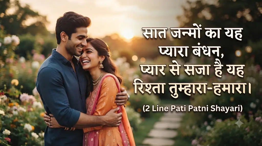 2 Line Pati Patni Shayari in Hindi
