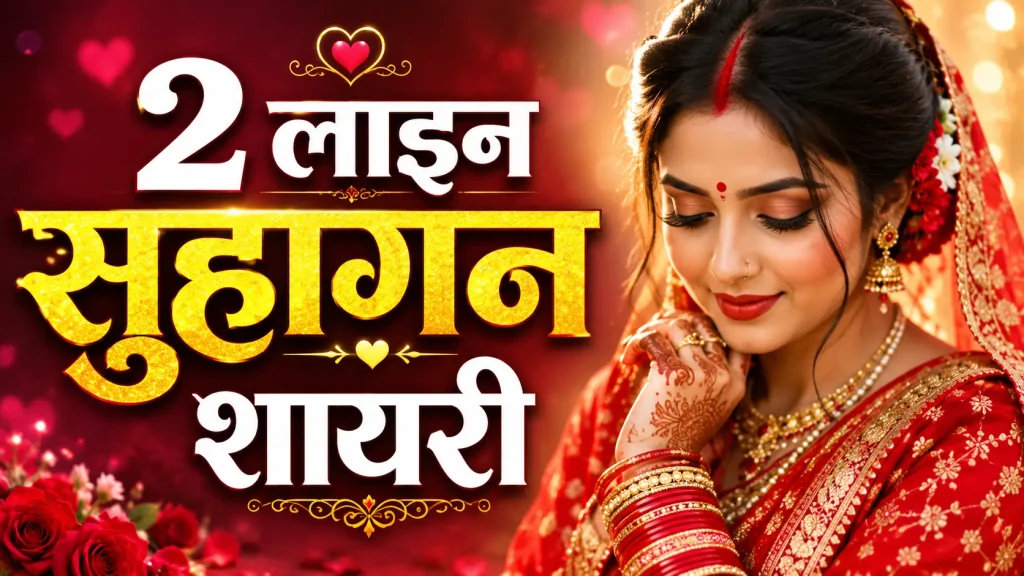 2 Line Suhagan Shayari in Hindi