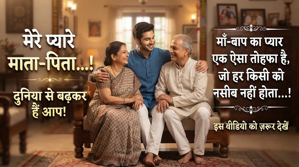 बेटे की ओर से माता-पिता के लिए शायरी