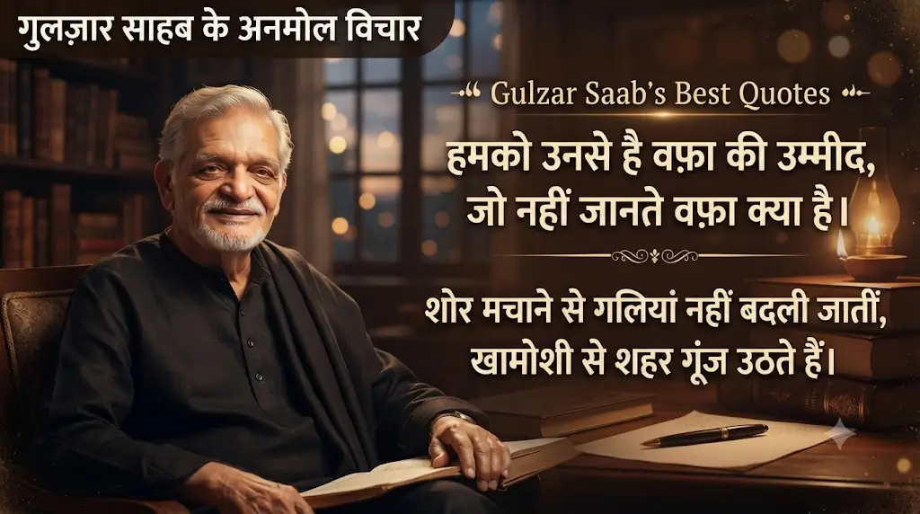 Best Gulzar Quotes in Hindi