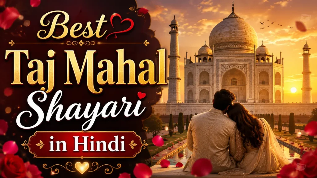 Best Taj Mahal Shayari in Hindi