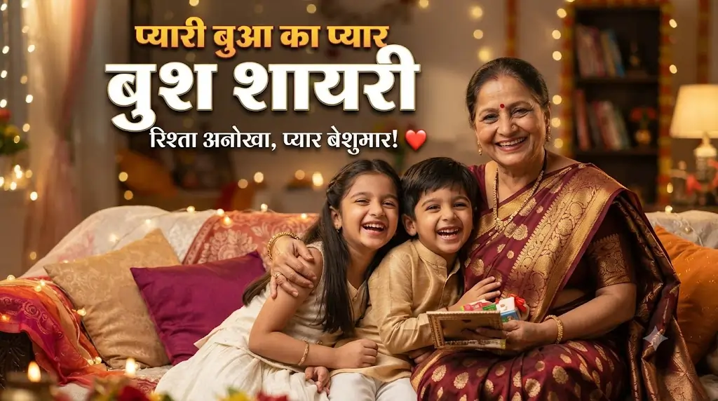 Bua Shayari in Hindi: बुआ के लिए प्यारी, भावुक और जन्मदिन शायरी
