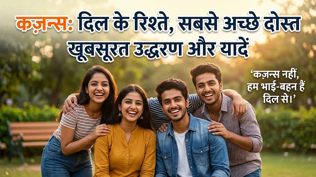 Cousin Relationship Quotes in Hindi
