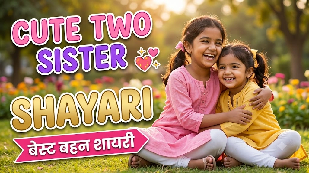 Cute Two Sister Shayari in hindi