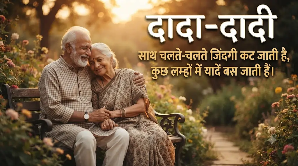 150+ Dada Dadi Shayari in Hindi | दादा-दादी पर प्यारी और भावुक शायरी