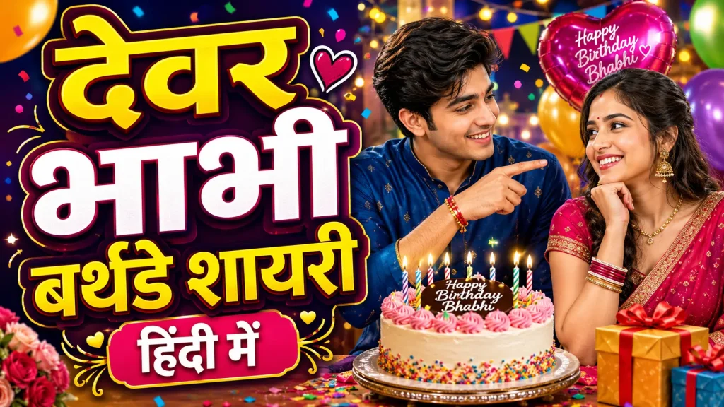 Devar Bhabhi Birthday Shayari in Hindi