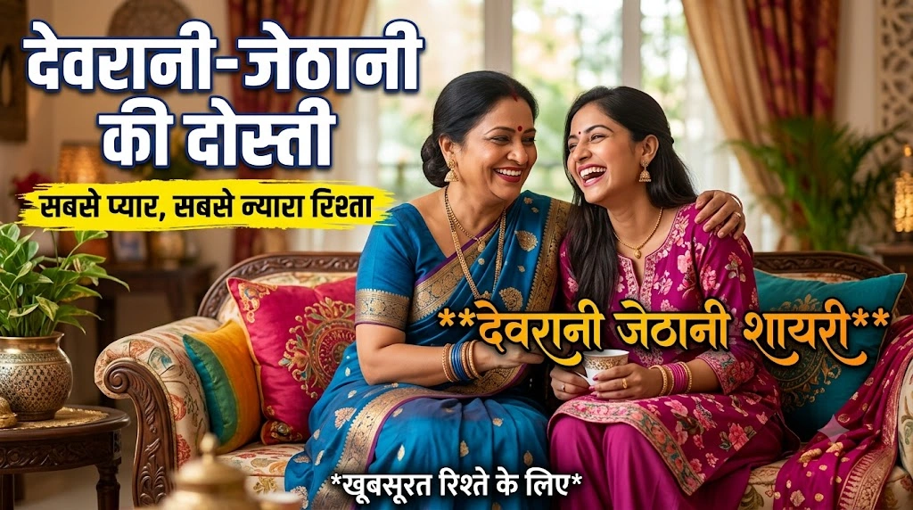 Devrani Jethani Shayari in Hindi 